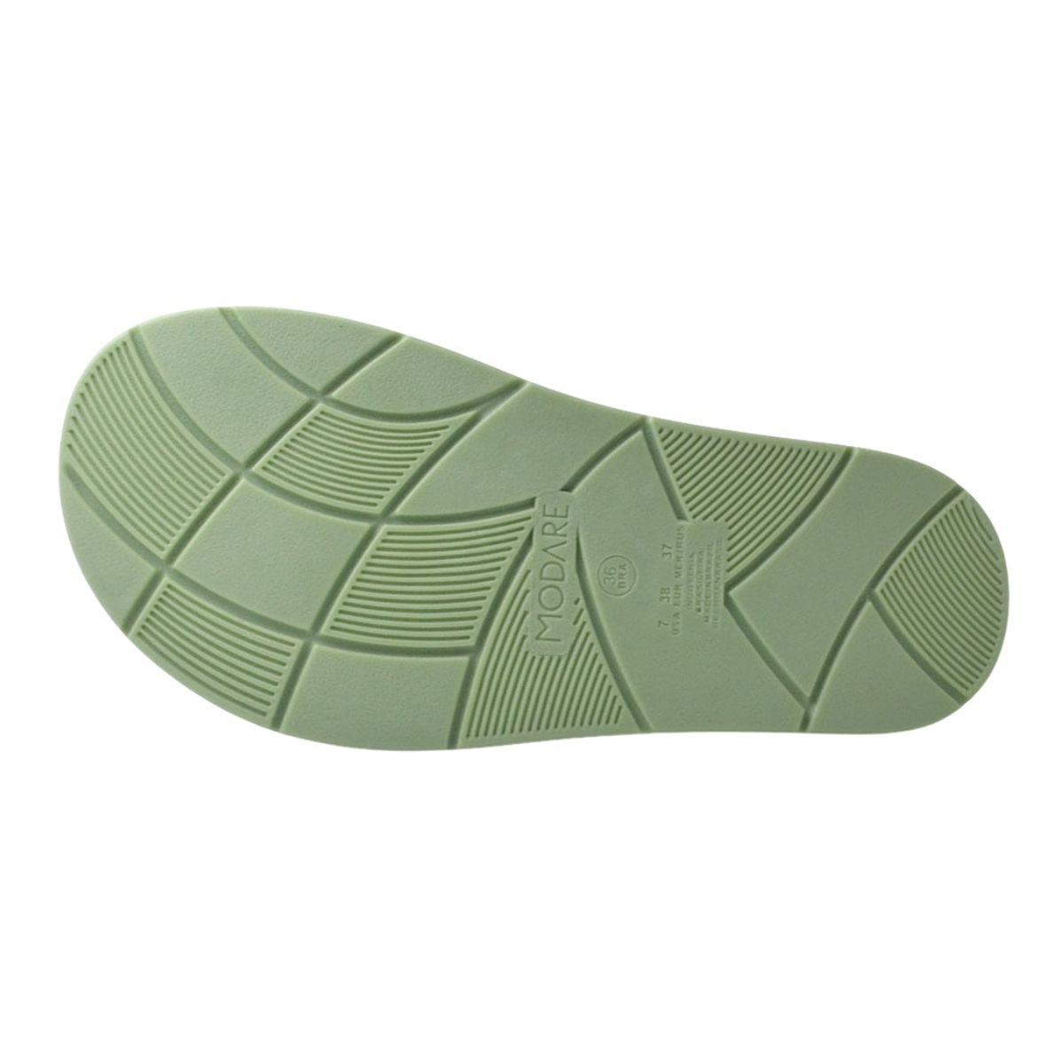 Chinelo Slide Plataforma EVA Feminino Modare 7208.109 Verde Verde 6