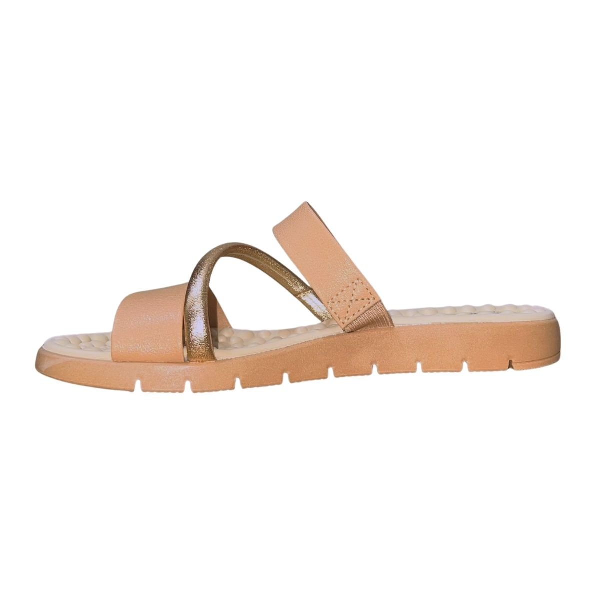 Chinelo Rasteiro Slide Feminino Modare 7162.332 Nude Nude 4