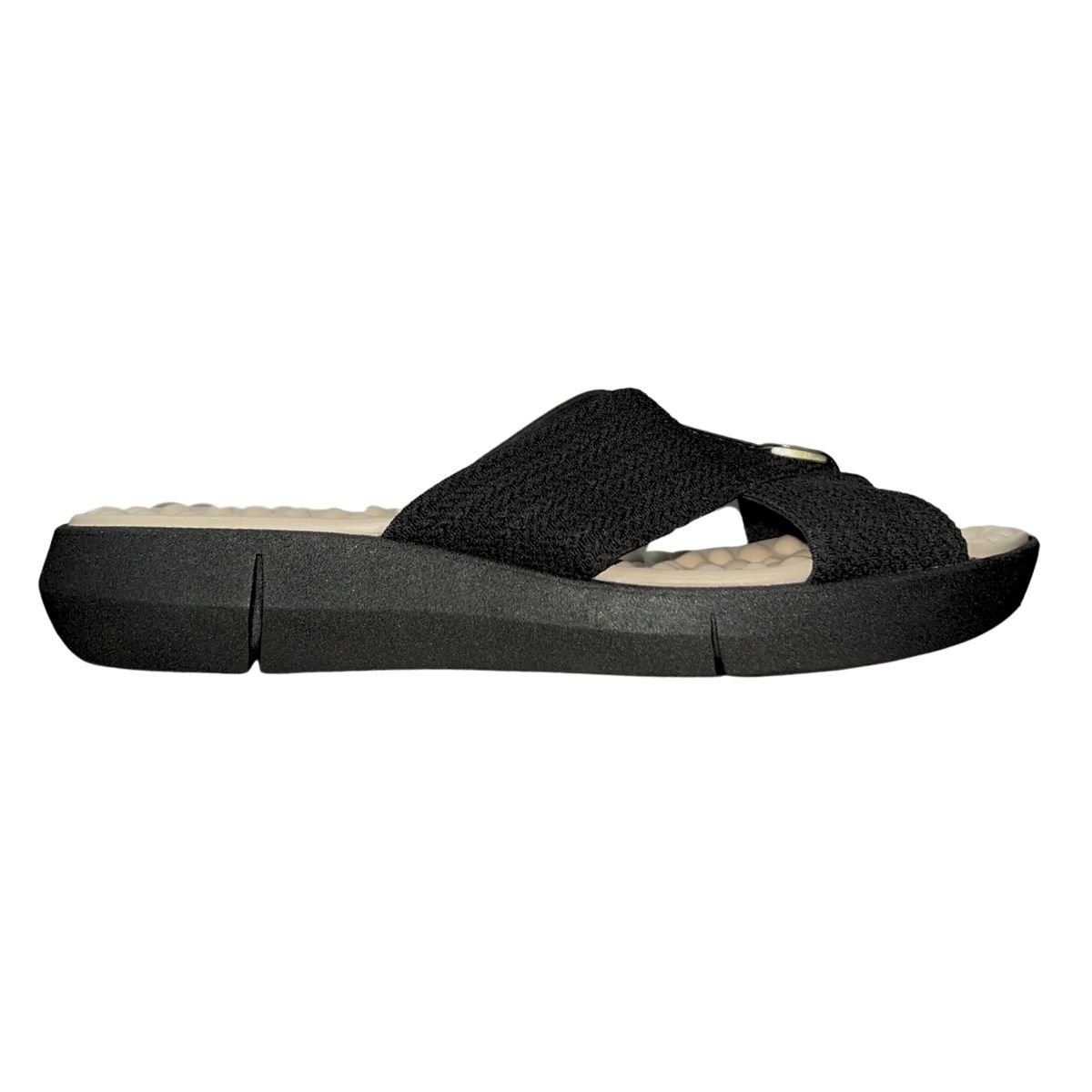 Chinelo Rasteiro Slide Feminino Modare 7142.101 Preto