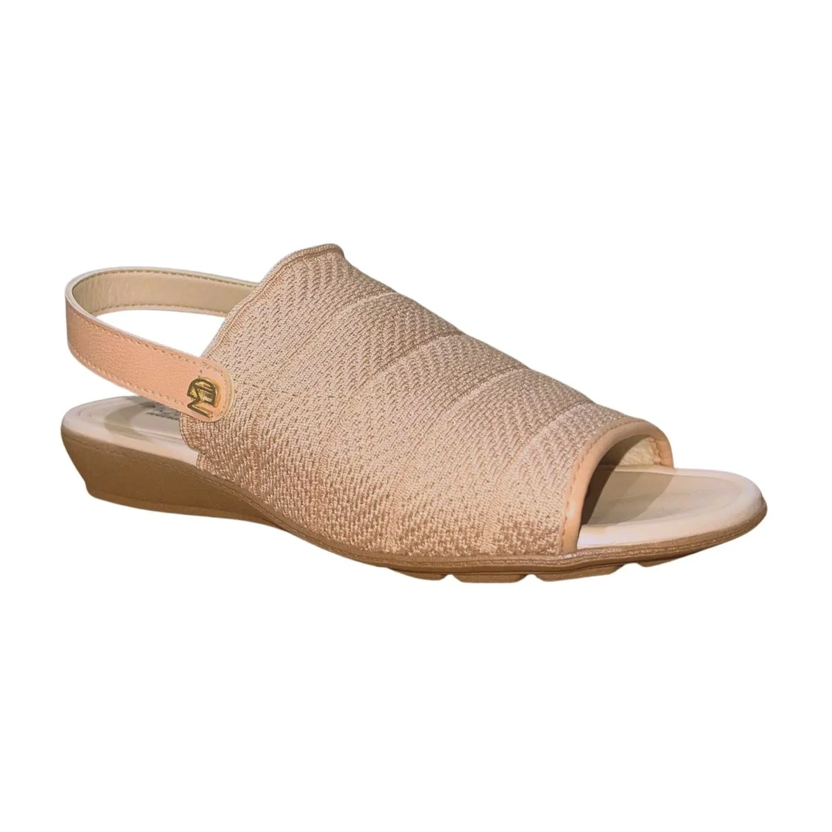 Sandália Rasteira Conforto Feminino Modare 7127.265 Nude Nude 2