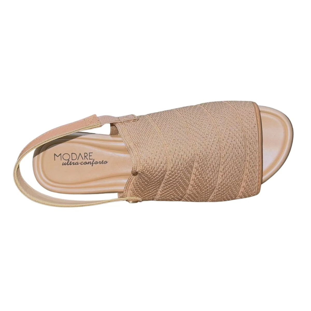 Sandália Rasteira Conforto Feminino Modare 7127.265 Nude Nude 3