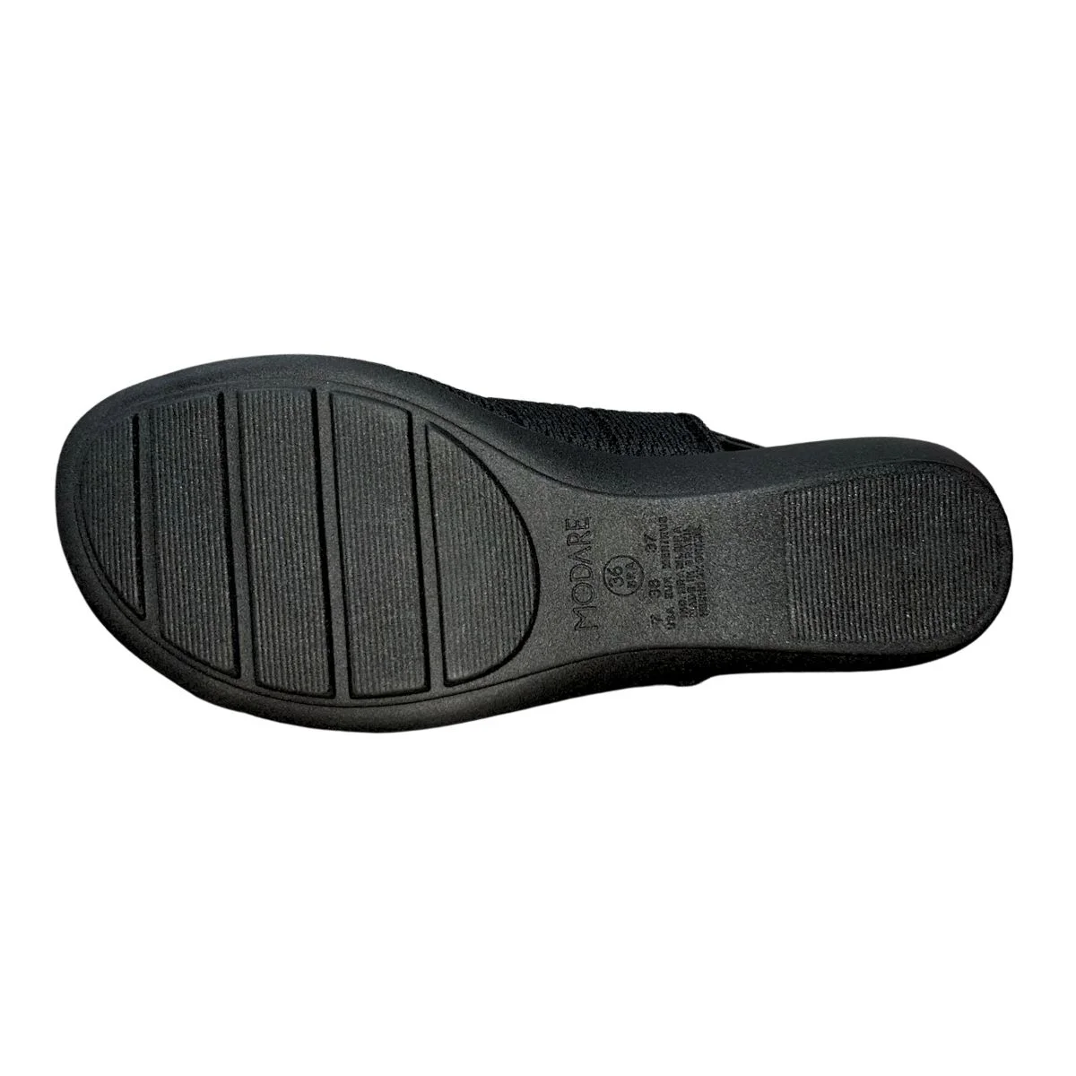 Sandália Rasteira Conforto Feminino Modare 7127.265 Preto Preto 5