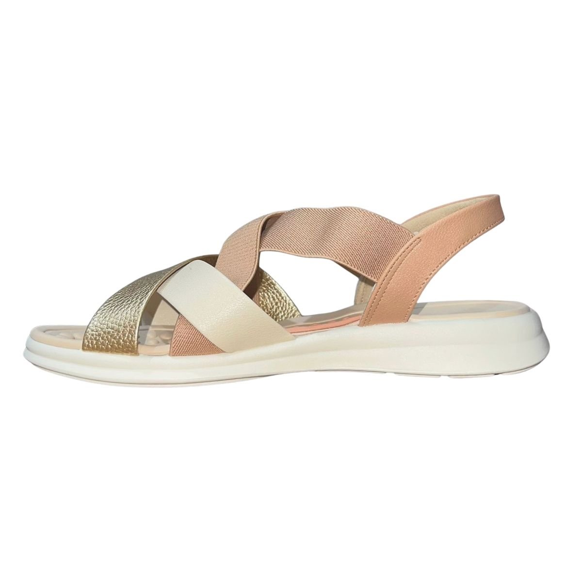Sandália Rasteira Conforto Feminino Modare 7174.125 Nude Nude 4