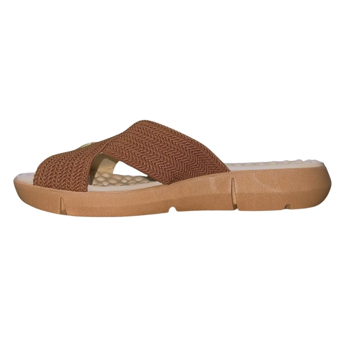 Chinelo Rasteiro Slide Feminino Modare 7142.101 Marrom Marrom 4