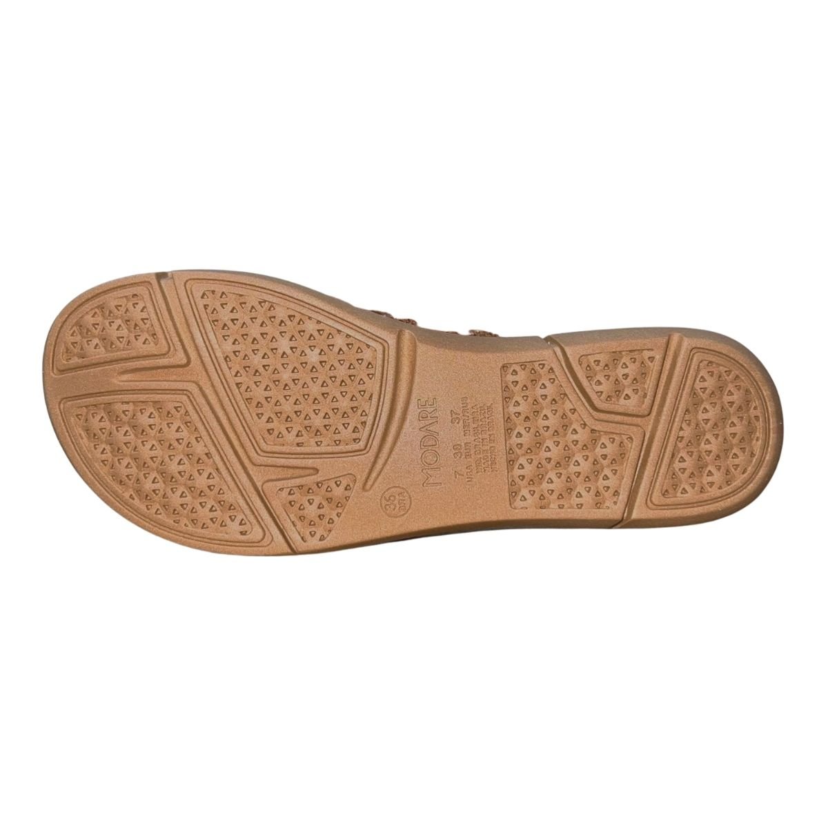 Chinelo Rasteiro Slide Feminino Modare 7142.101 Marrom Marrom 5