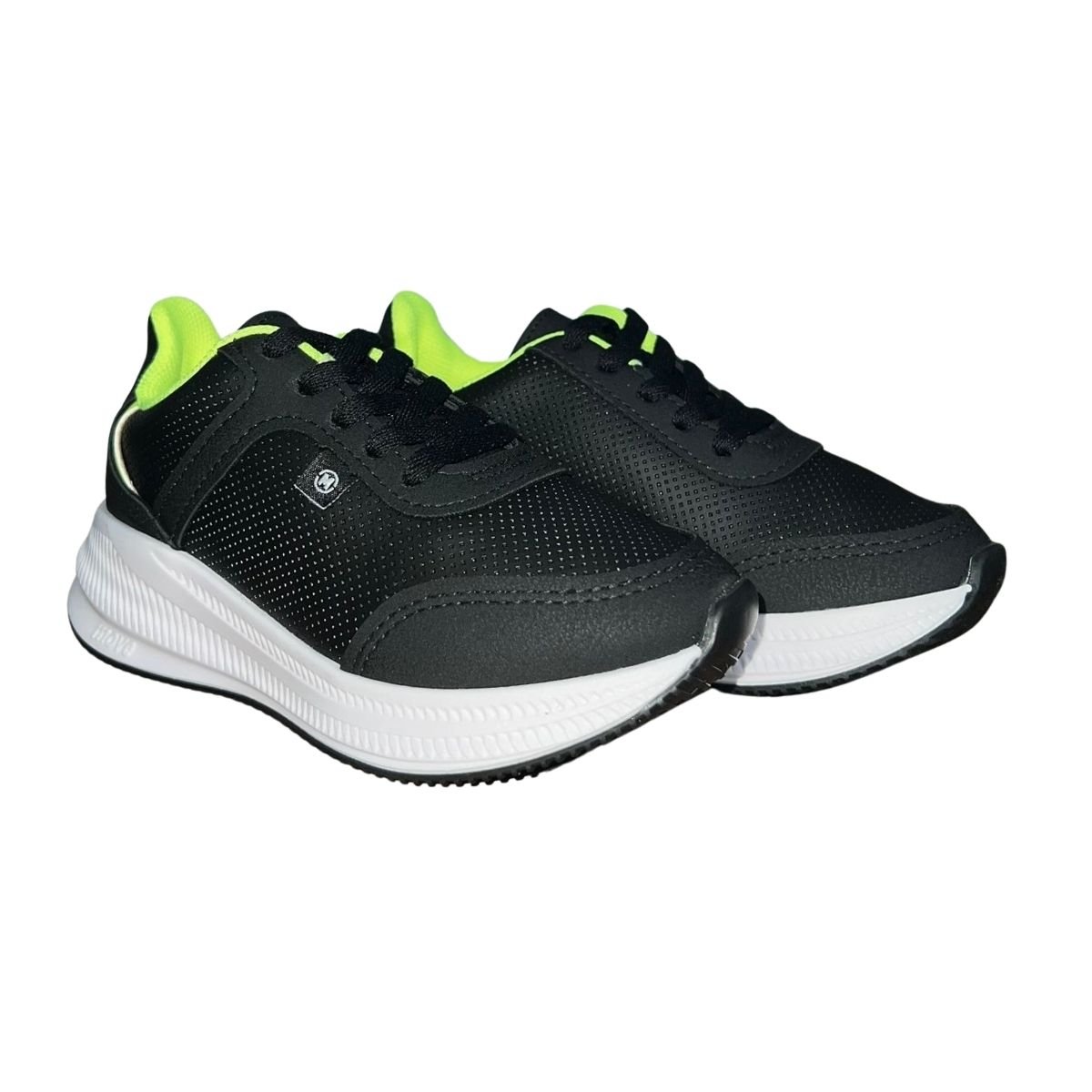 Tênis Casual Infantil Menino Molekinho 2841.217 Preto Preto 2