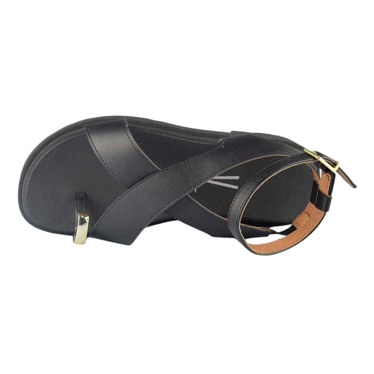 Sandália Plataforma Tratorada Feminino Vizzano 6499.122 Preto Preto 4