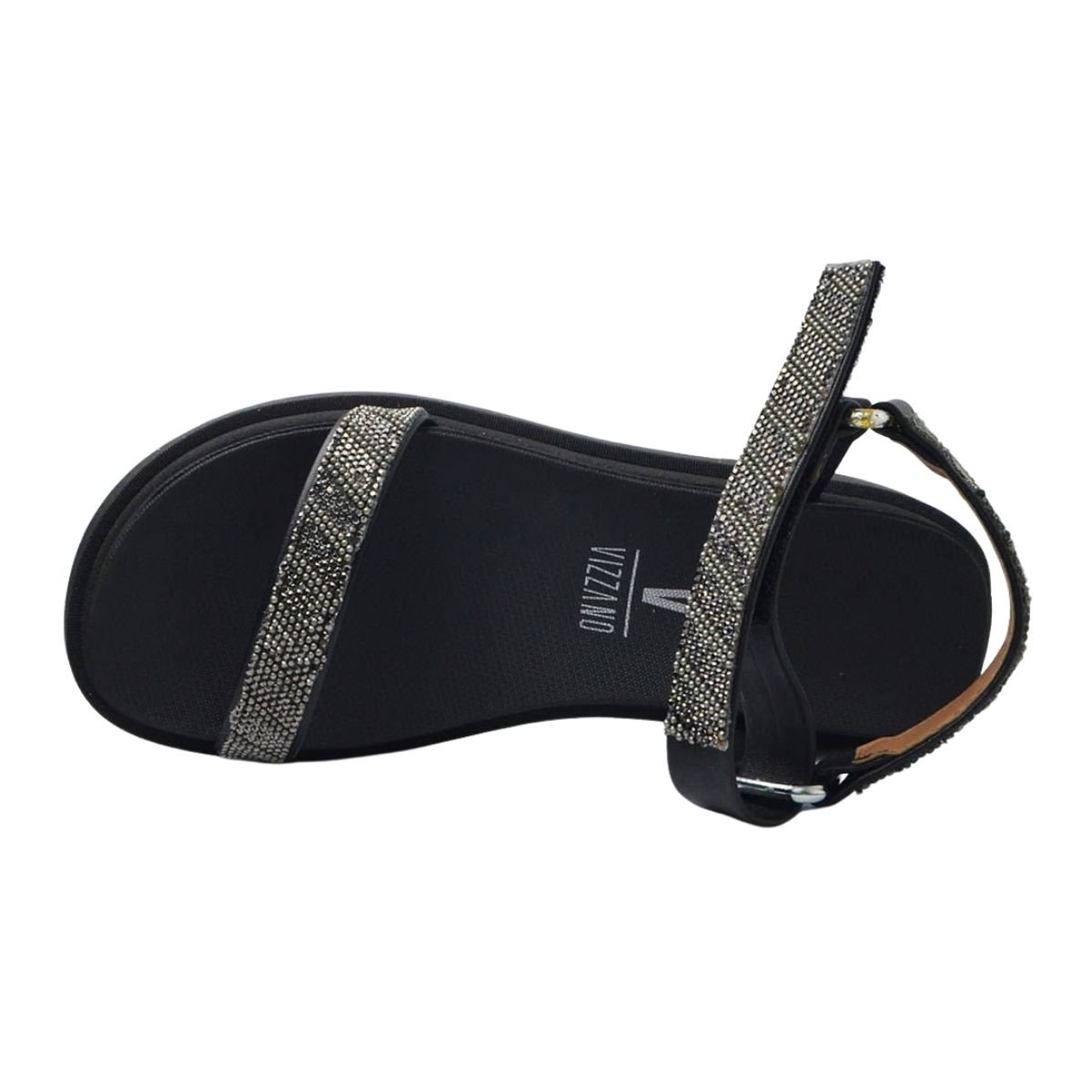 Sandália Plataforma Tratorada Feminino Vizzano 6499.103 Preto Preto 4