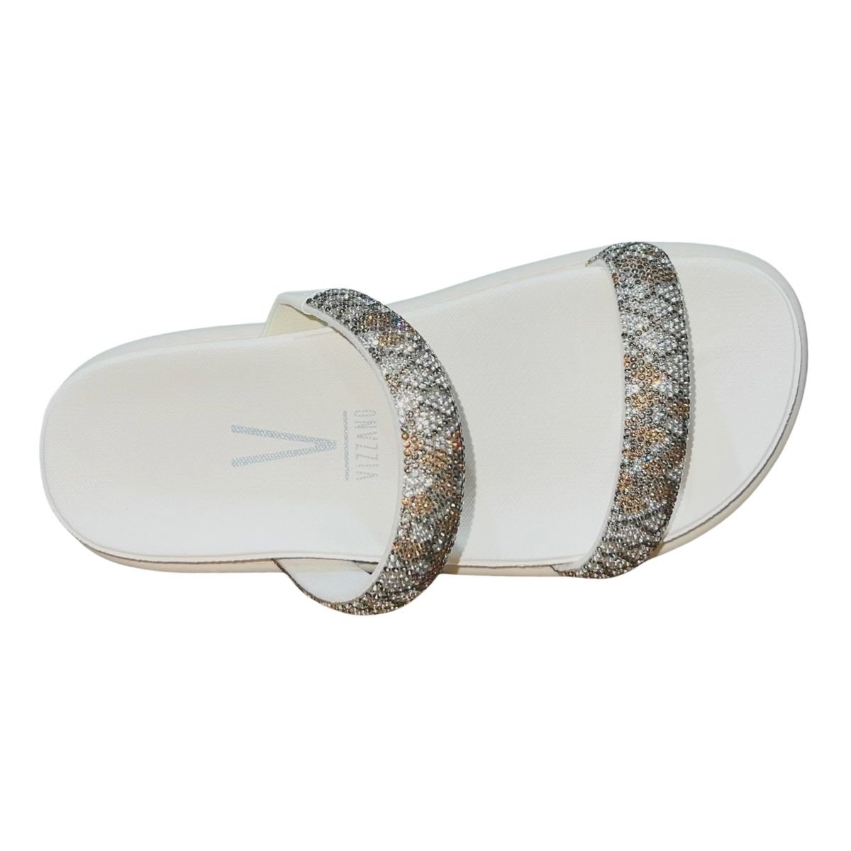 Sandália Slide Flatform Tratorada Feminino Vizzano 6459.110 Off White Off White 4