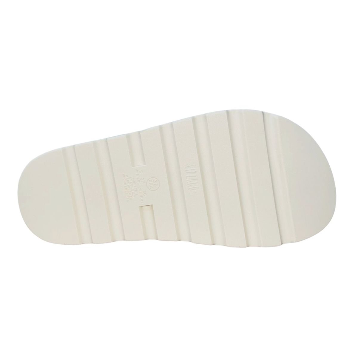 Sandália Slide Flatform Tratorada Feminino Vizzano 6459.110 Off White Off White 6