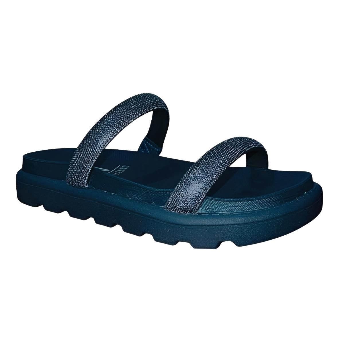 Sandália Slide Flatform Tratorada Feminino Vizzano 6459.110 Marinho Azul Marinho 2