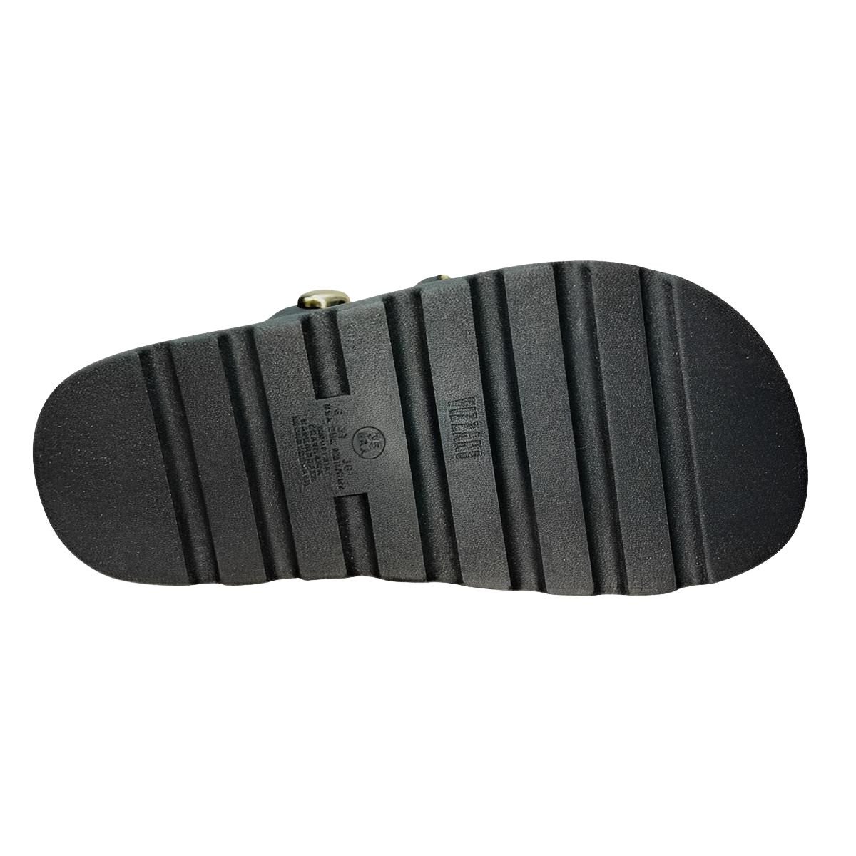 Sandália Slide Flatform Tratorada com Aplique Feminino Vizzano 6510.102 Preto Preto 5