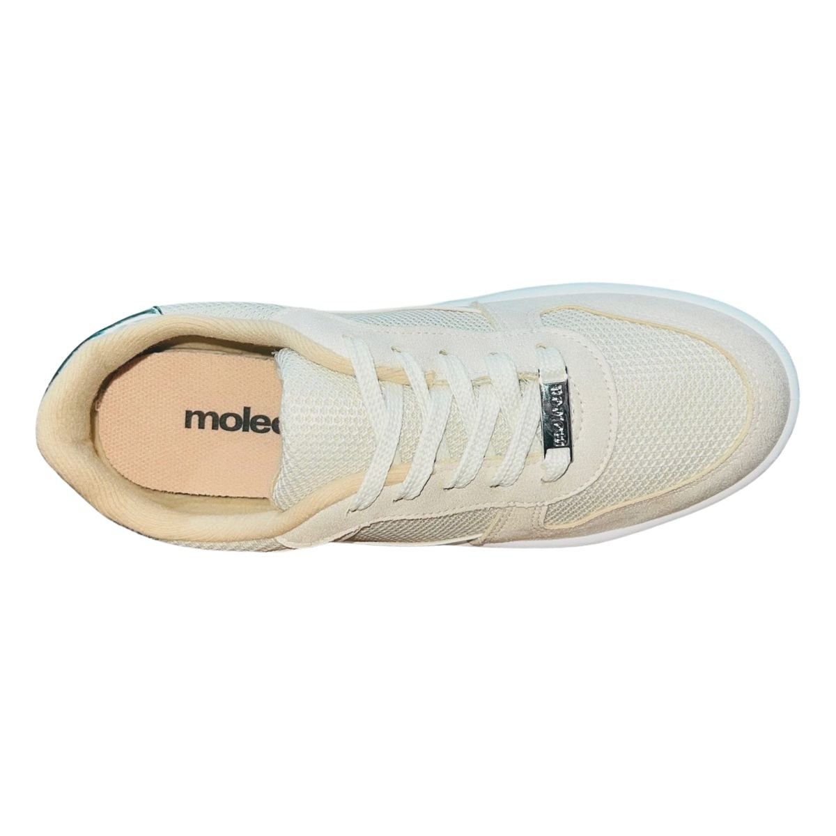 Tênis Casual Feminino Moleca 5791.110 Bege Bege 4