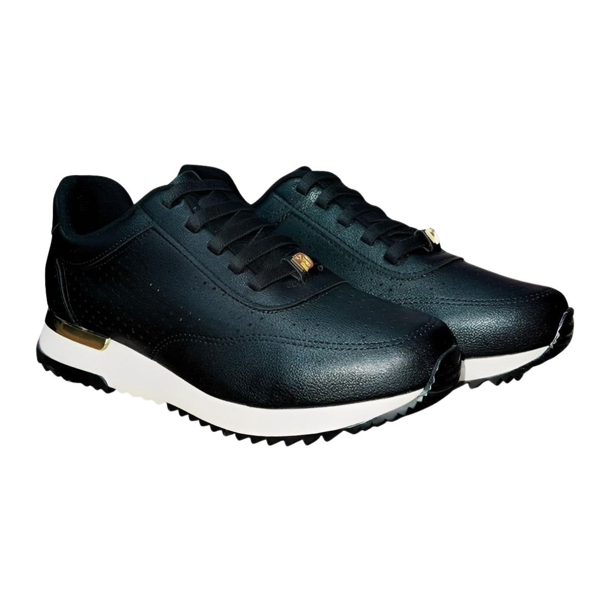 Tênis Casual Esportivo Tratorado Feminino Modare 7405.105 Preto Preto 2