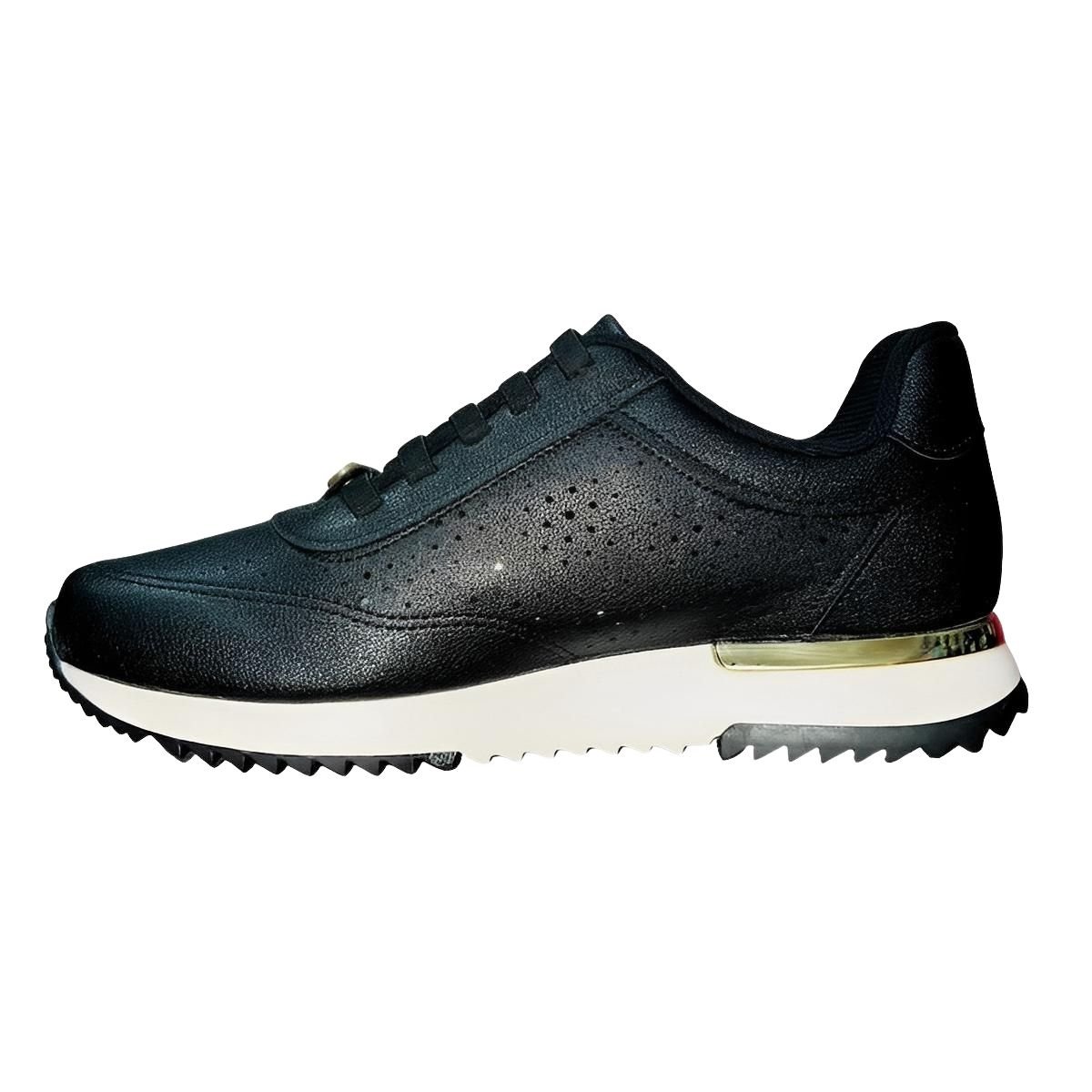 Tênis Casual Esportivo Tratorado Feminino Modare 7405.105 Preto Preto 5