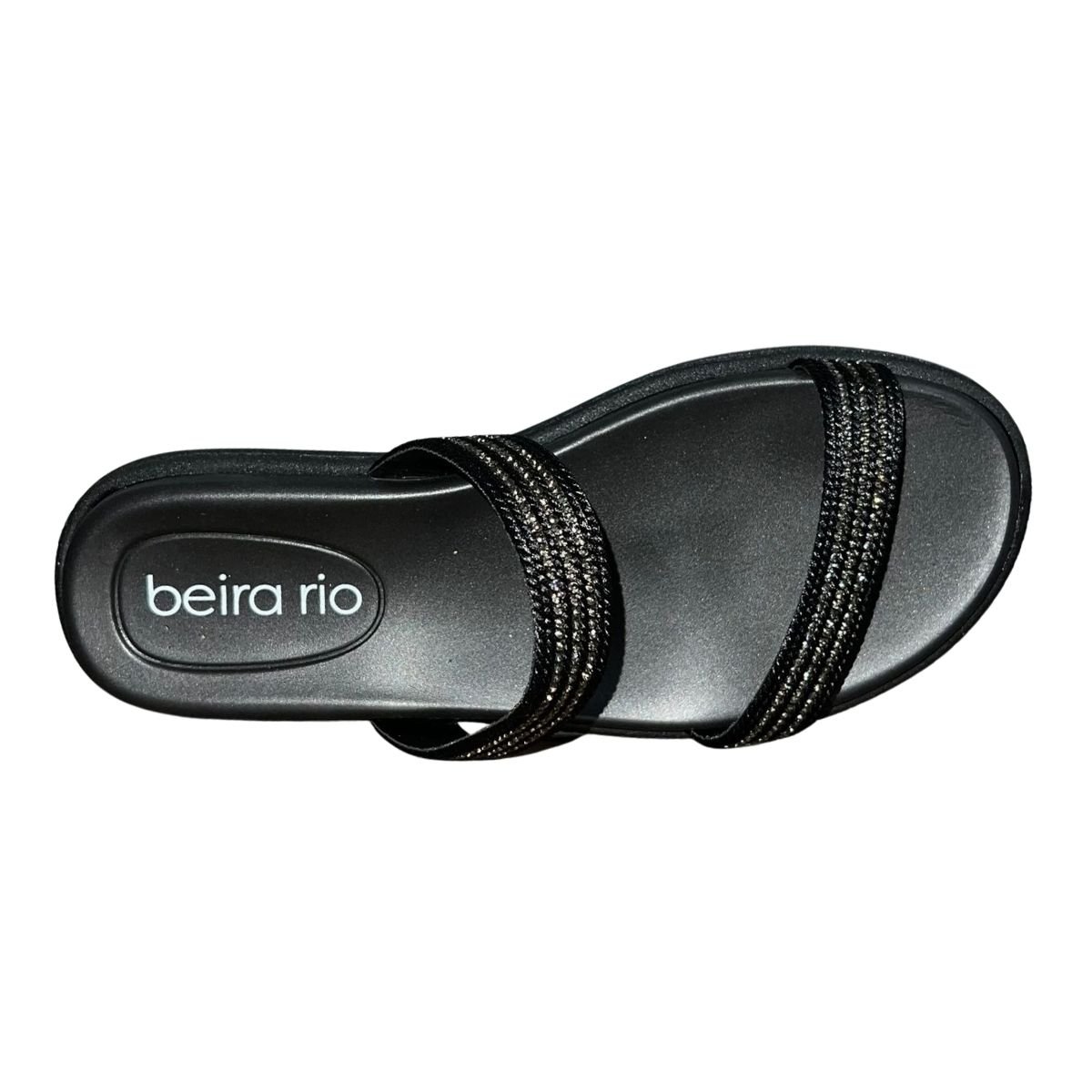 Sandália Rasteira Slide Feminino Beira Rio 8488.122 Preto Preto 3