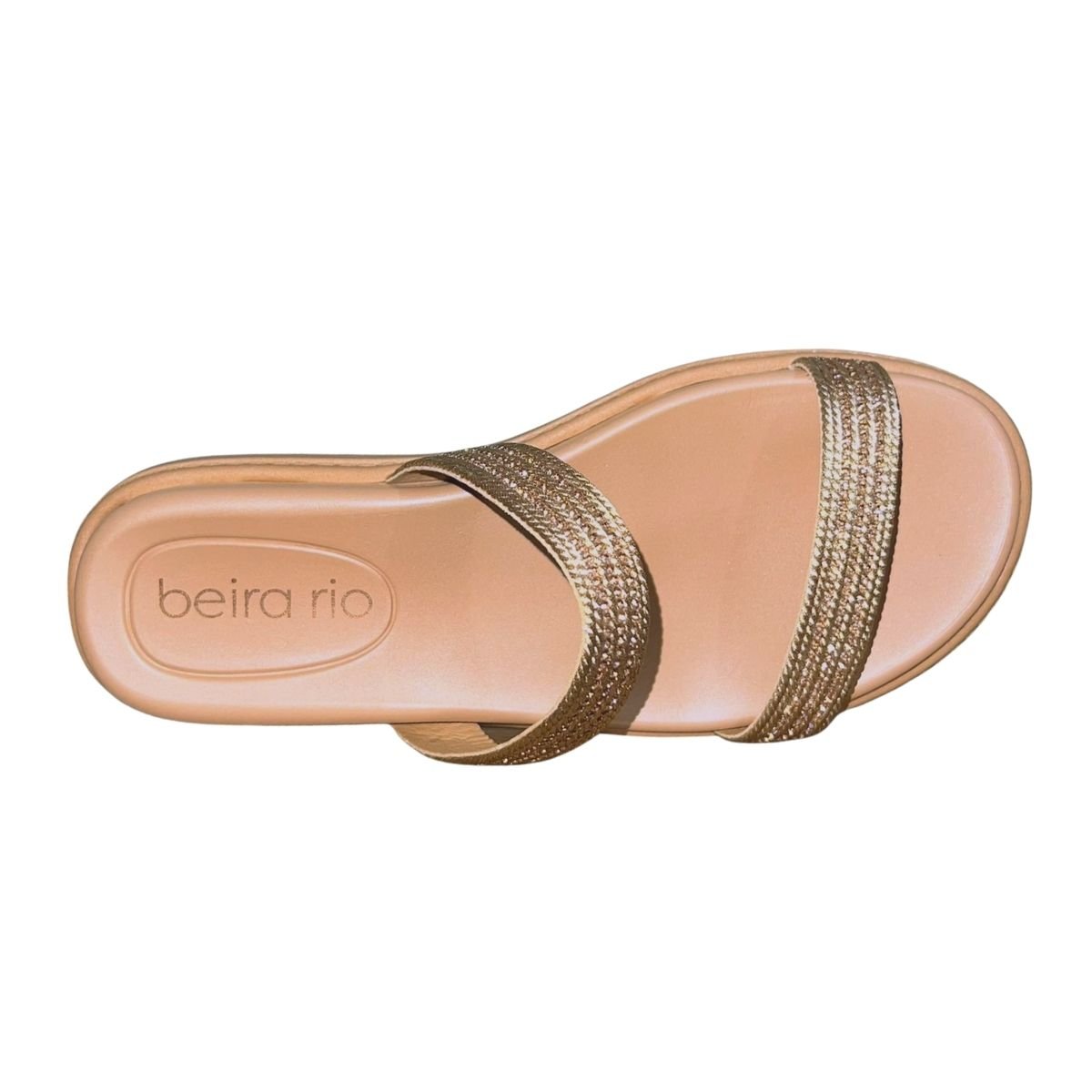 Sandália Rasteira Slide Feminino Beira Rio 8488.122 Nude Nude 3