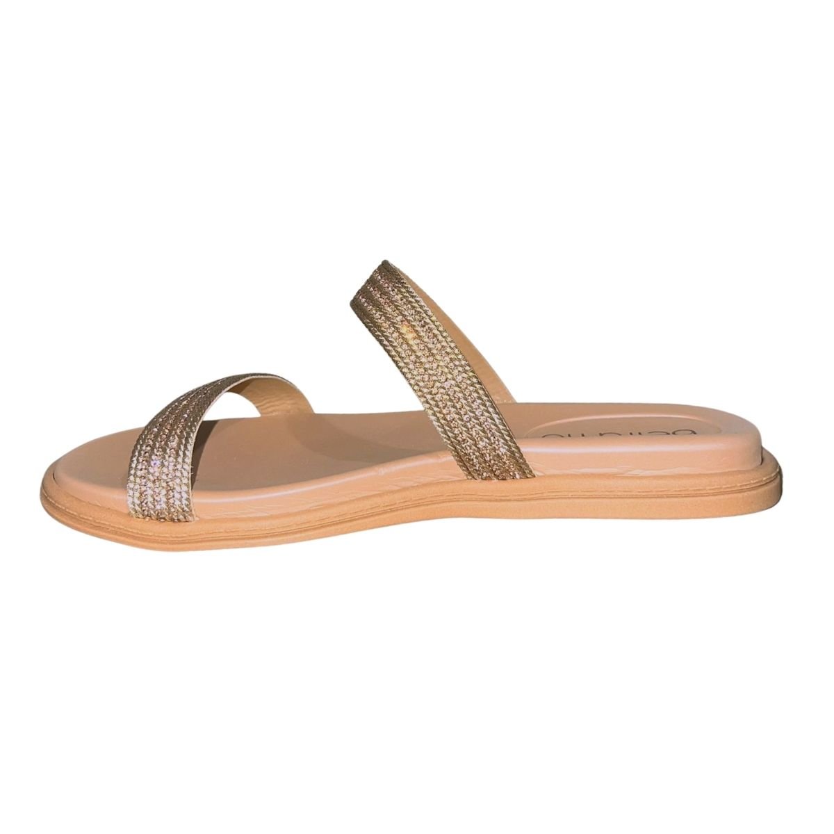 Sandália Rasteira Slide Feminino Beira Rio 8488.122 Nude Nude 4