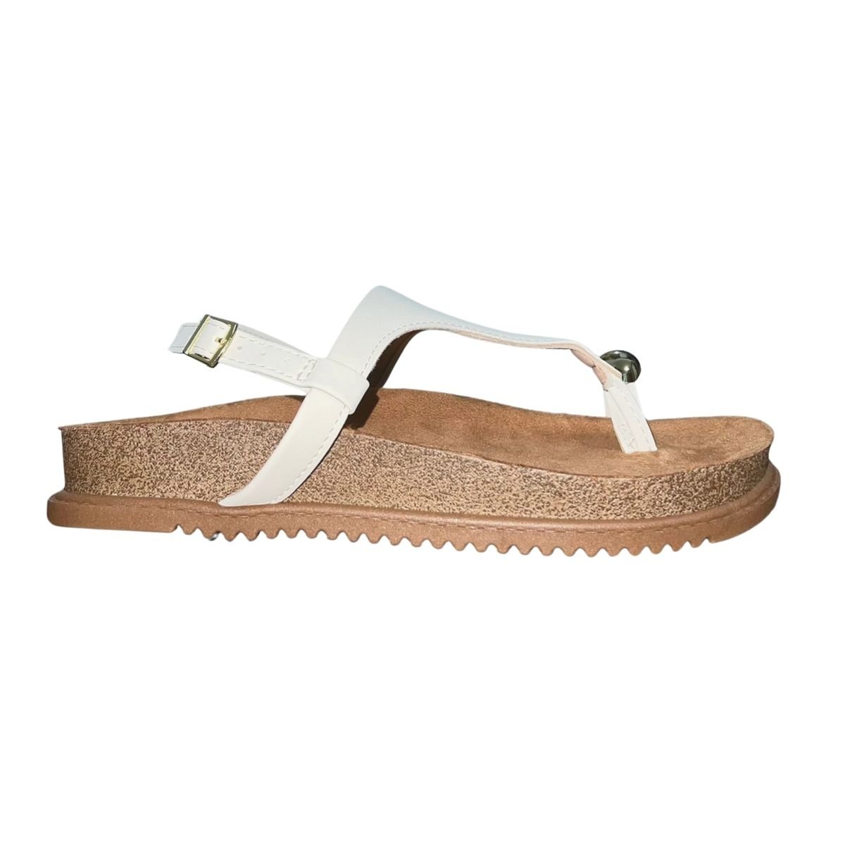 Sandália Anatômica de Dedo Feminino Beira Rio 8524.109 Off White