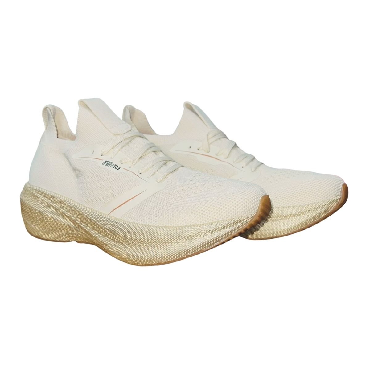 Tênis Esportivo Feminino Actvitta 4849.502 Creme Bege 2