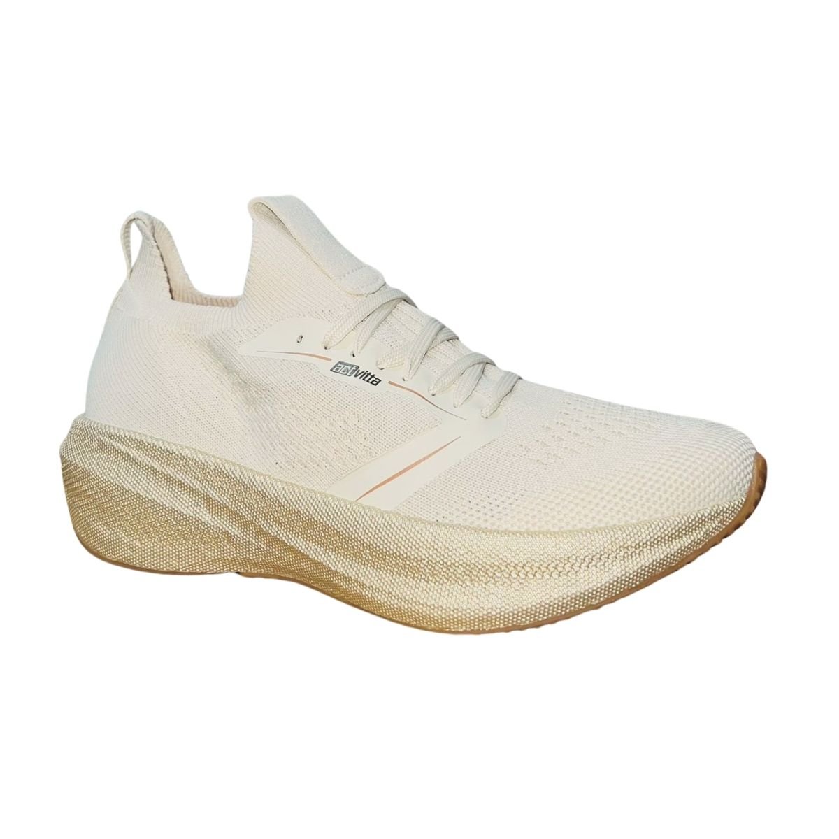Tênis Esportivo Feminino Actvitta 4849.502 Creme Bege 3