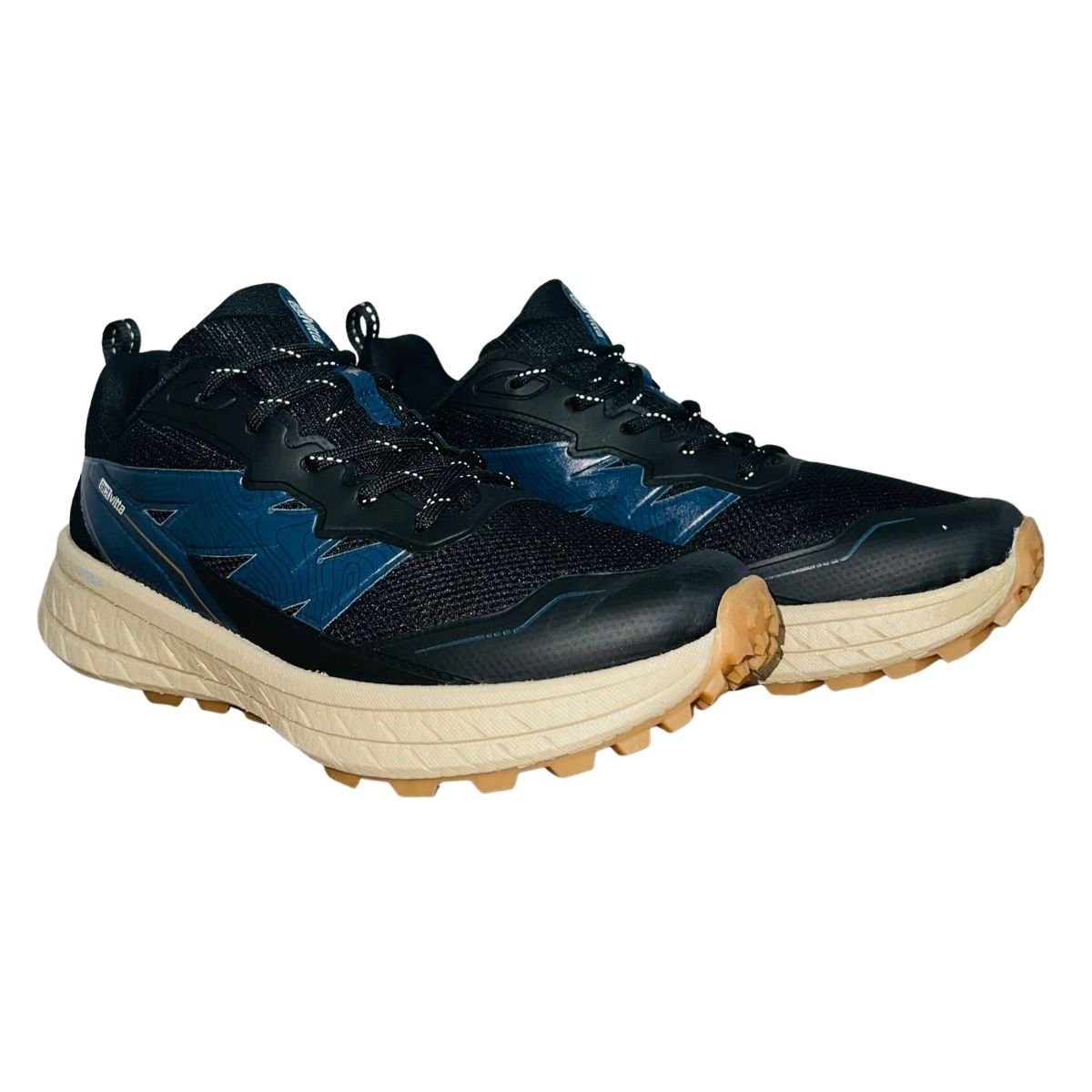 Tênis Esportivo Trail Masculino Actvitta 4945.201 Preto Preto/Azul 2