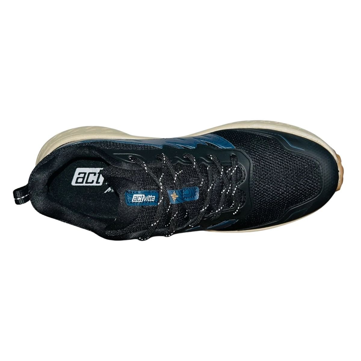 Tênis Esportivo Trail Masculino Actvitta 4945.201 Preto Preto/Azul 4