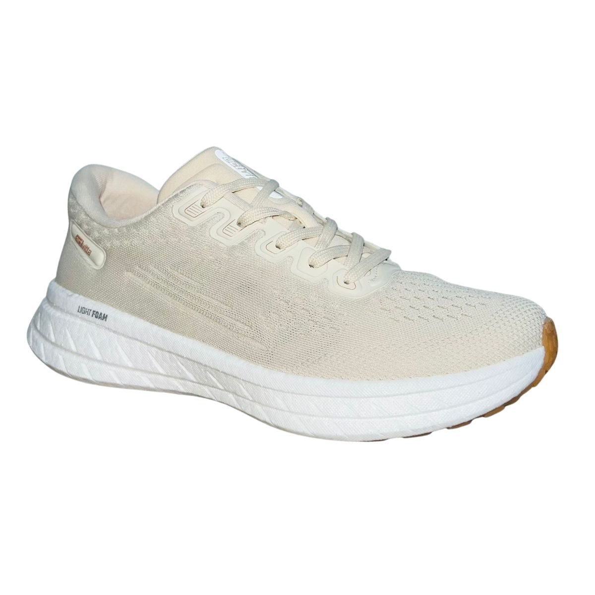 Tênis Esportivo Casual Feminino Actvitta 4841.100 Bege Bege 3