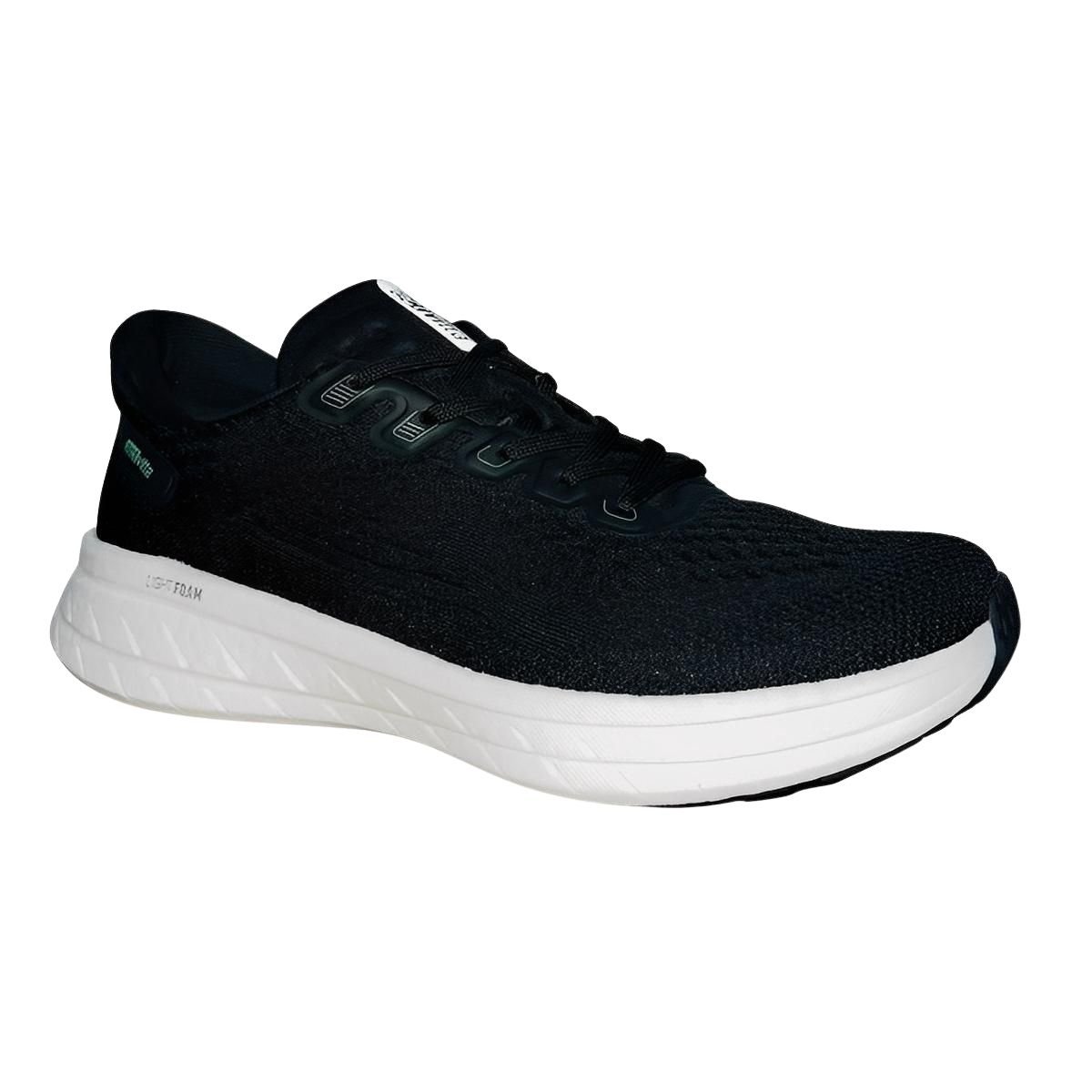 Tênis Esportivo Casual Feminino Actvitta 4841.100 Preto Branco Preto 3