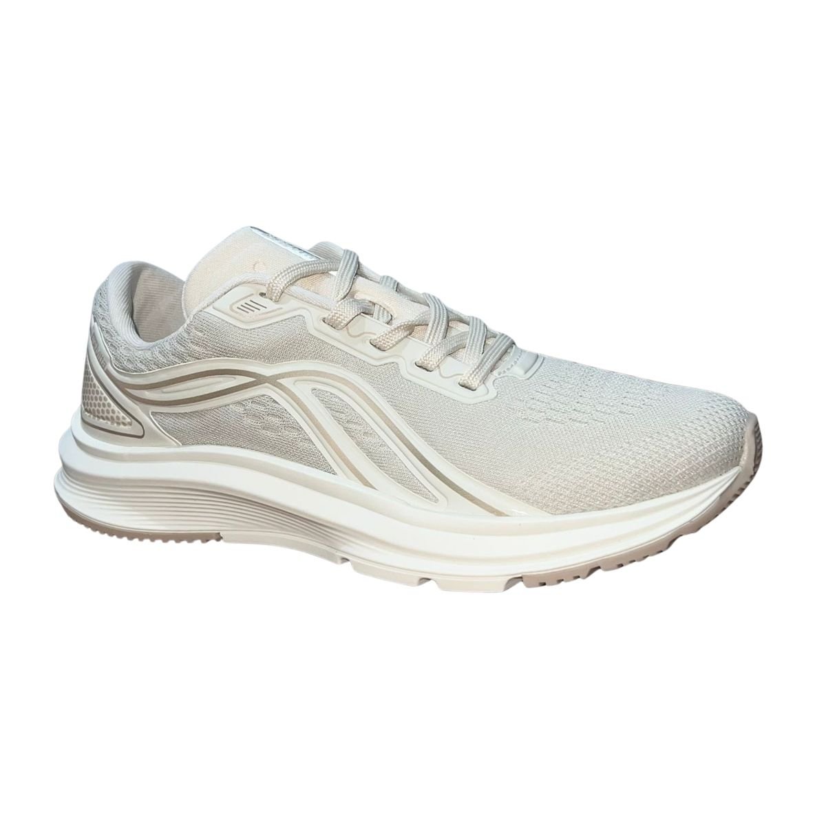 Tênis Esportivo Feminino Actvitta 4842.101 Creme Bege 3