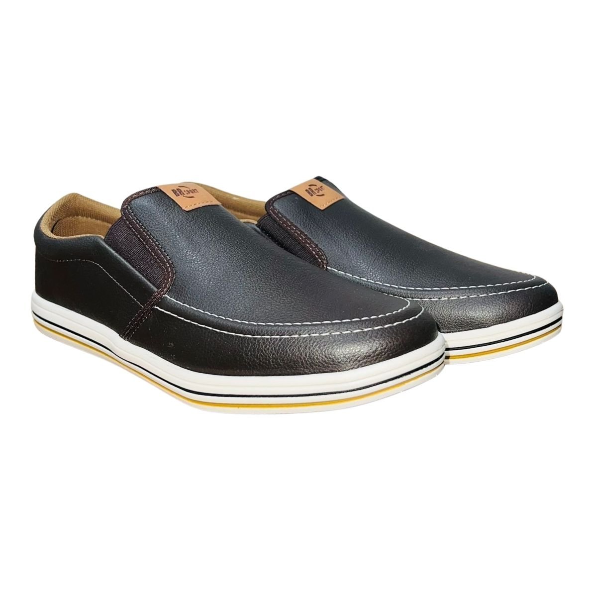 Sapatênis Slip On Casual Masculino BR Sport 2273.200 Marrom Marrom 2