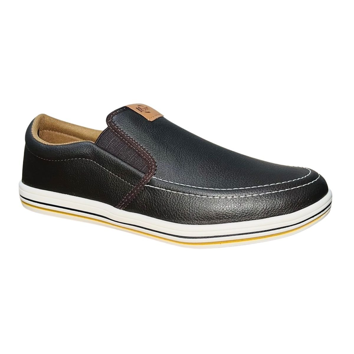 Sapatênis Slip On Casual Masculino BR Sport 2273.200 Marrom Marrom 3
