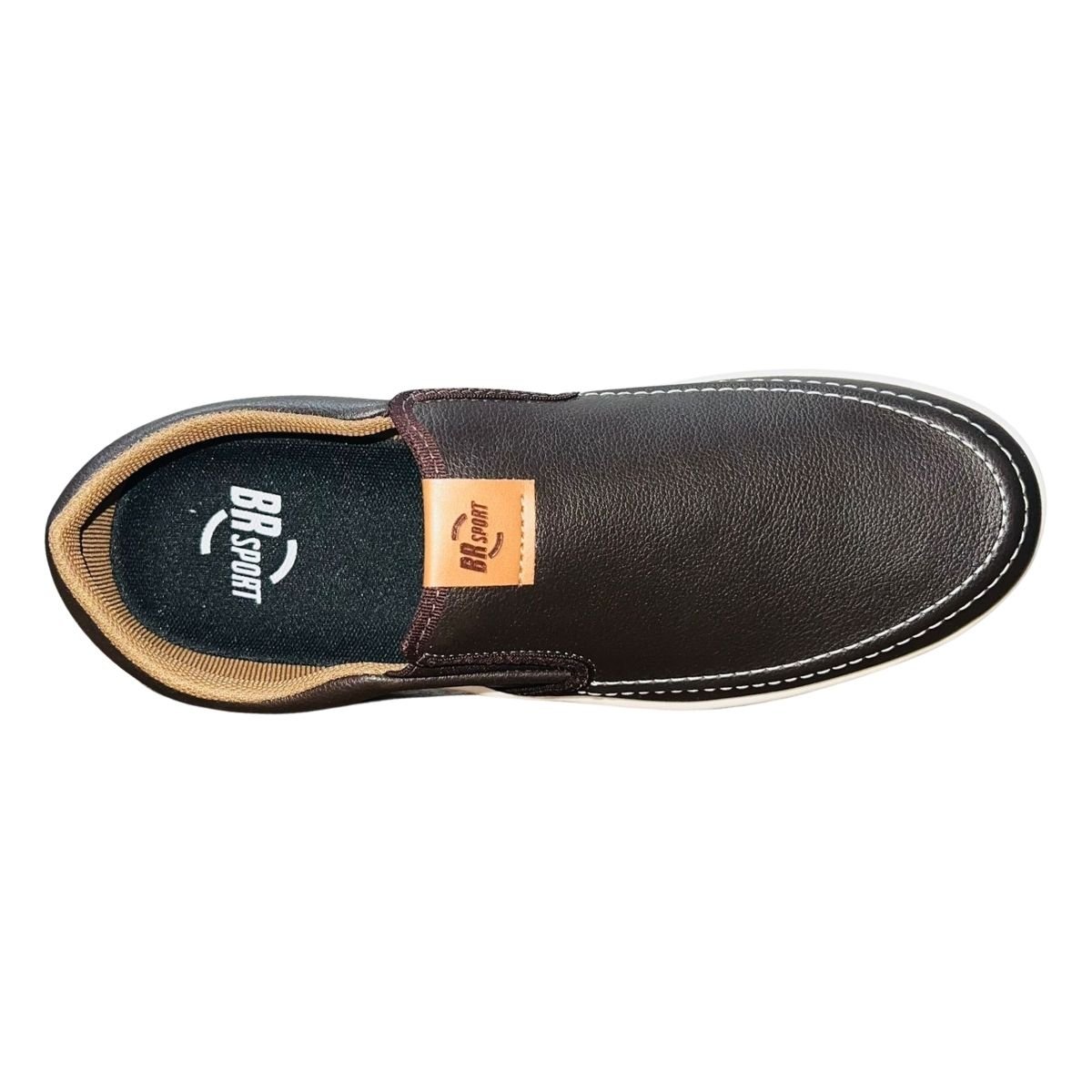 Sapatênis Slip On Casual Masculino BR Sport 2273.200 Marrom Marrom 4
