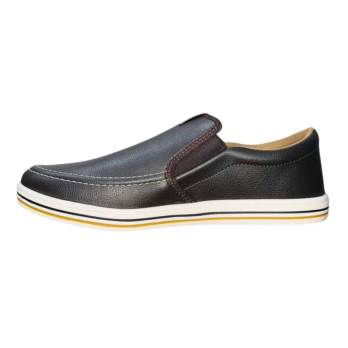 Sapatênis Slip On Casual Masculino BR Sport 2273.200 Marrom Marrom 5