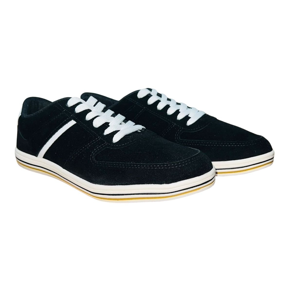 Sapatênis Casual de Camurça Masculino BR Sport 2273.222 Preto Preto 2