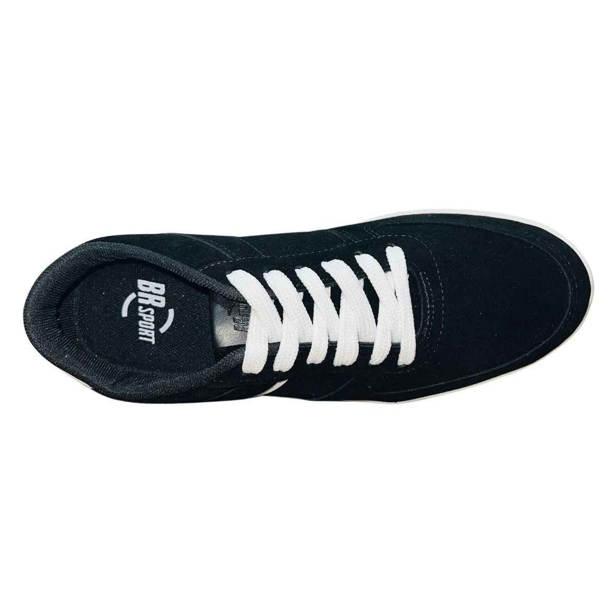 Sapatênis Casual de Camurça Masculino BR Sport 2273.222 Preto Preto 4