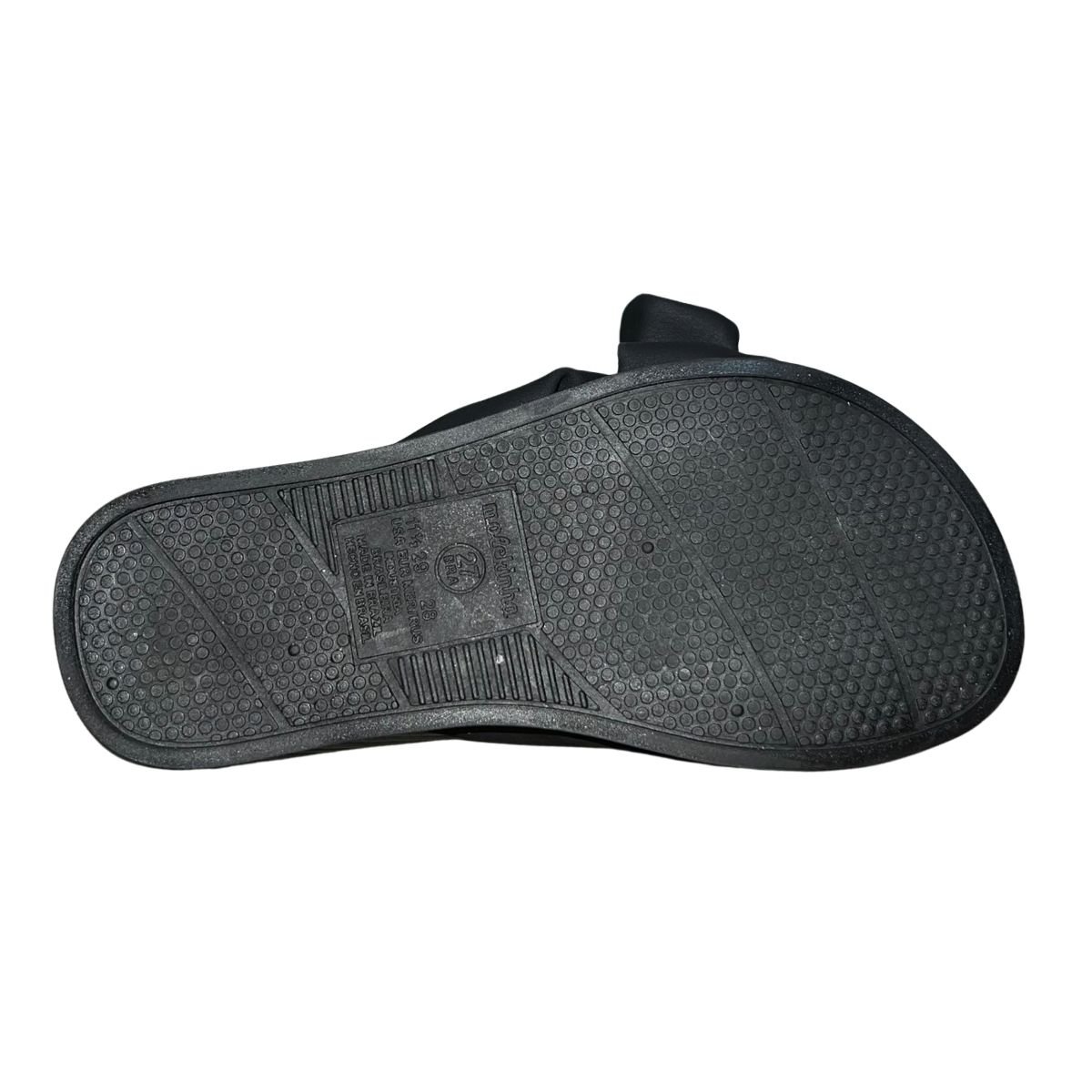Tamanco Rasteiro Slide com Nó Infantil Menina Molekinha 2372.102 Preto Preto 6