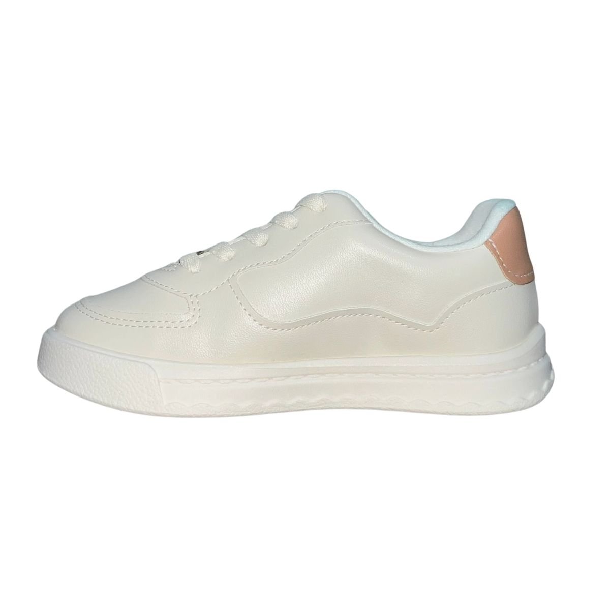 Tênis Casual Infantil Menina Molekinha 2575.119 Off White Branco 6