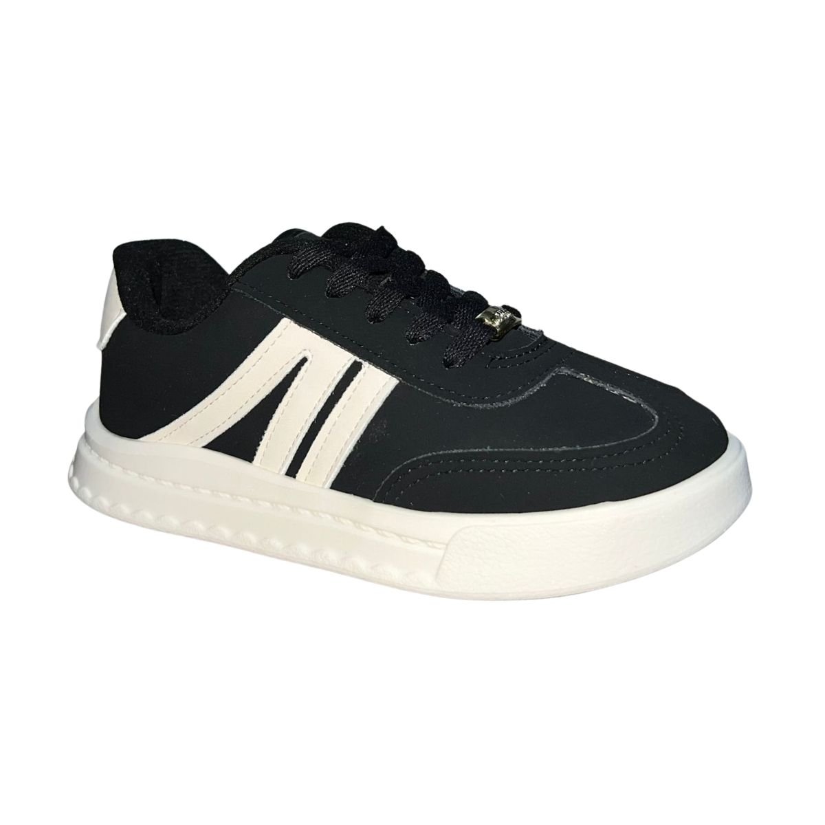 Tênis Casual Infantil Menina Molekinha 2575.115 Preto Preto 3