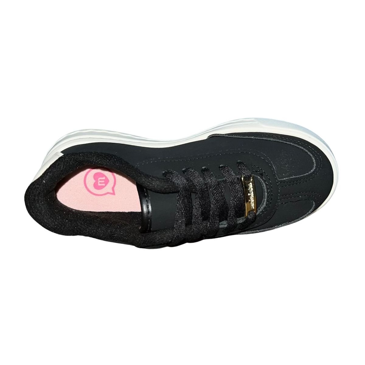 Tênis Casual Infantil Menina Molekinha 2575.115 Preto Preto 4