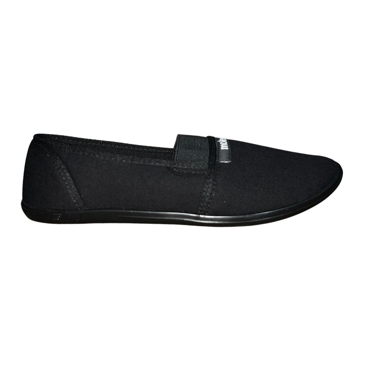 Sapatilha Casual de Malha Feminino Moleca 520.59 Preto Preto 2