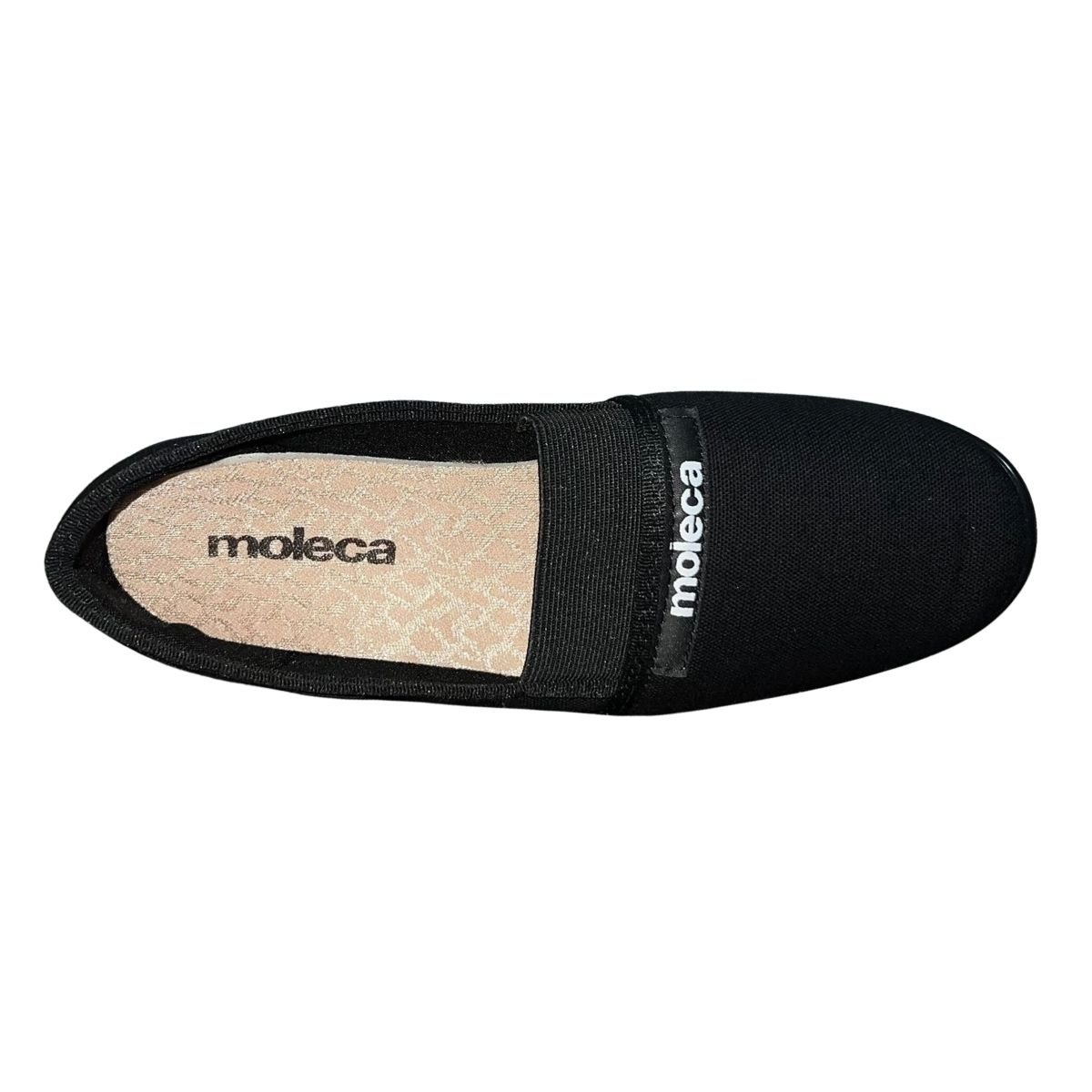 Sapatilha Casual de Malha Feminino Moleca 520.59 Preto Preto 4