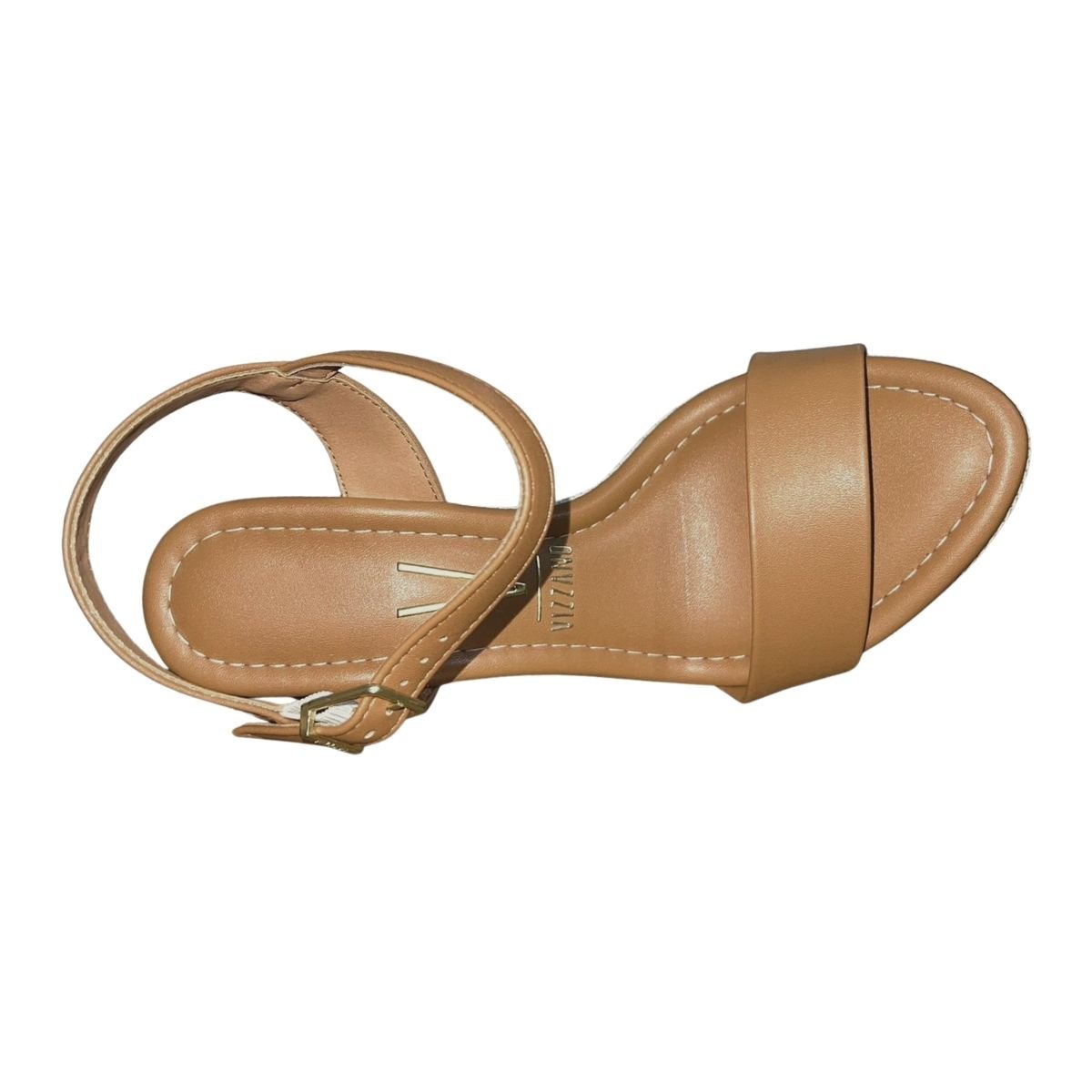 Sandália Anabela Alta Plataforma Feminino Vizzano 6283.2000 Marrom Marrom 3