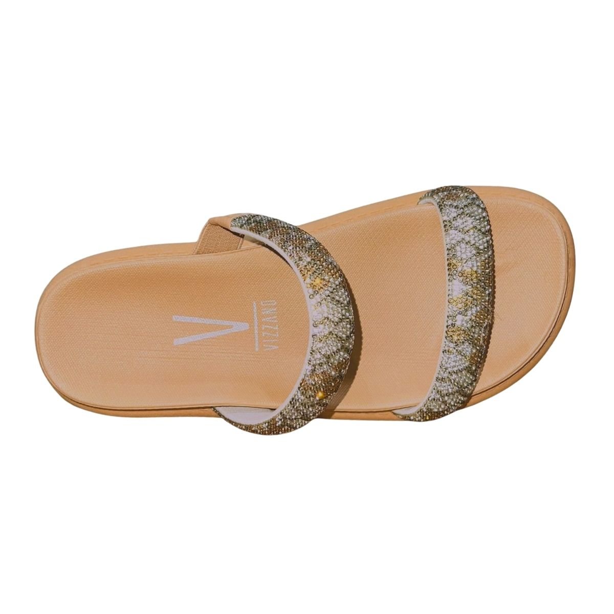 Sandália Slide Flatform Tratorada Feminino Vizzano 6459.110 Nude Bege 4