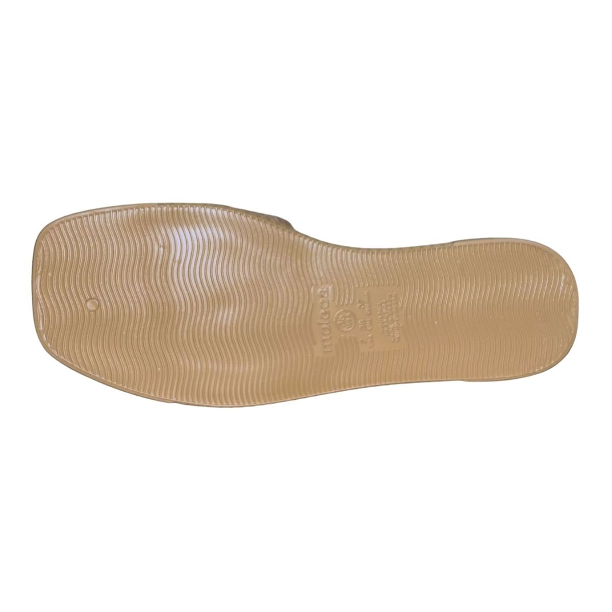 Chinelo Rasteiro Slide Feminino Moleca 5494.222 Nude Rosa 6