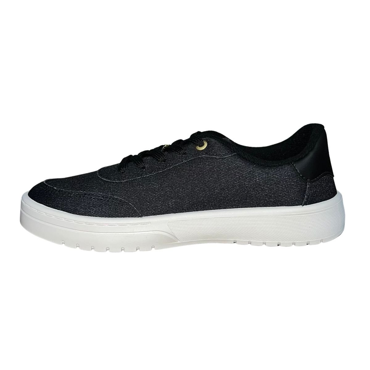 Tênis Casual Pingente Decorativo Feminino Moleca 5791.120 Preto Preto 5
