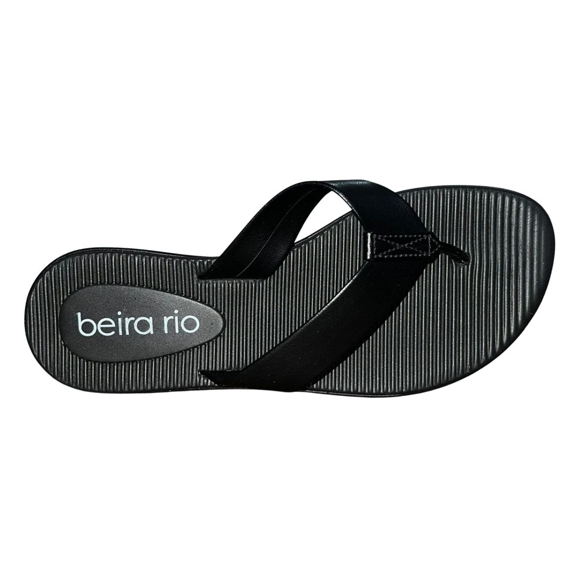 Chinelo de Dedo Casual Feminino Beira Rio 8395.200 Preto Preto 4