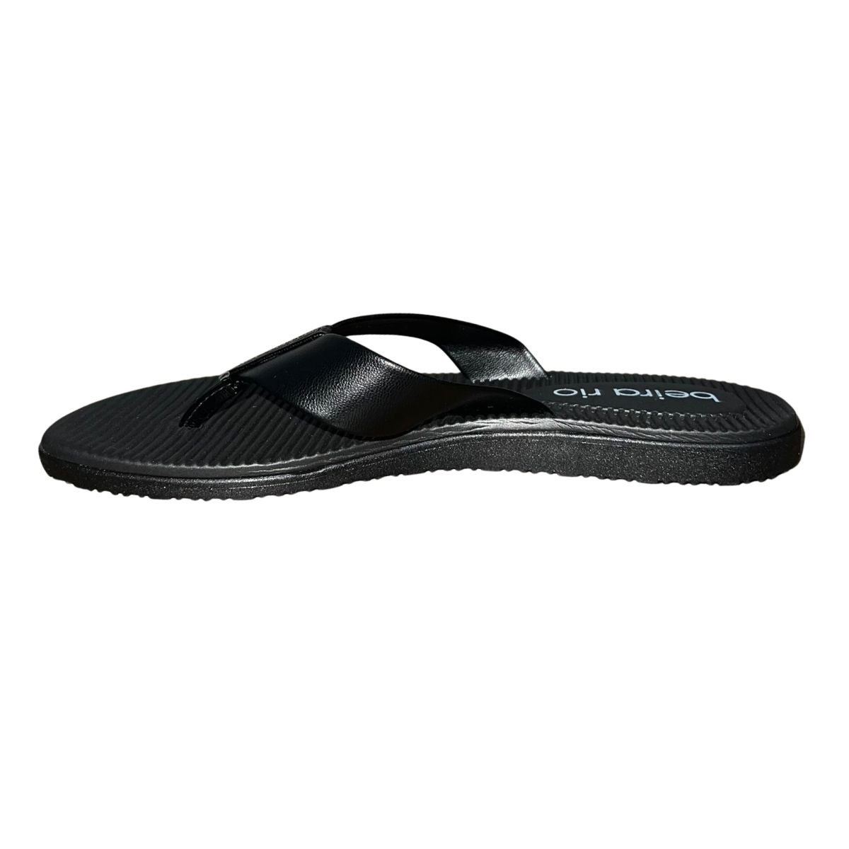 Chinelo de Dedo Casual Feminino Beira Rio 8395.200 Preto Preto 5
