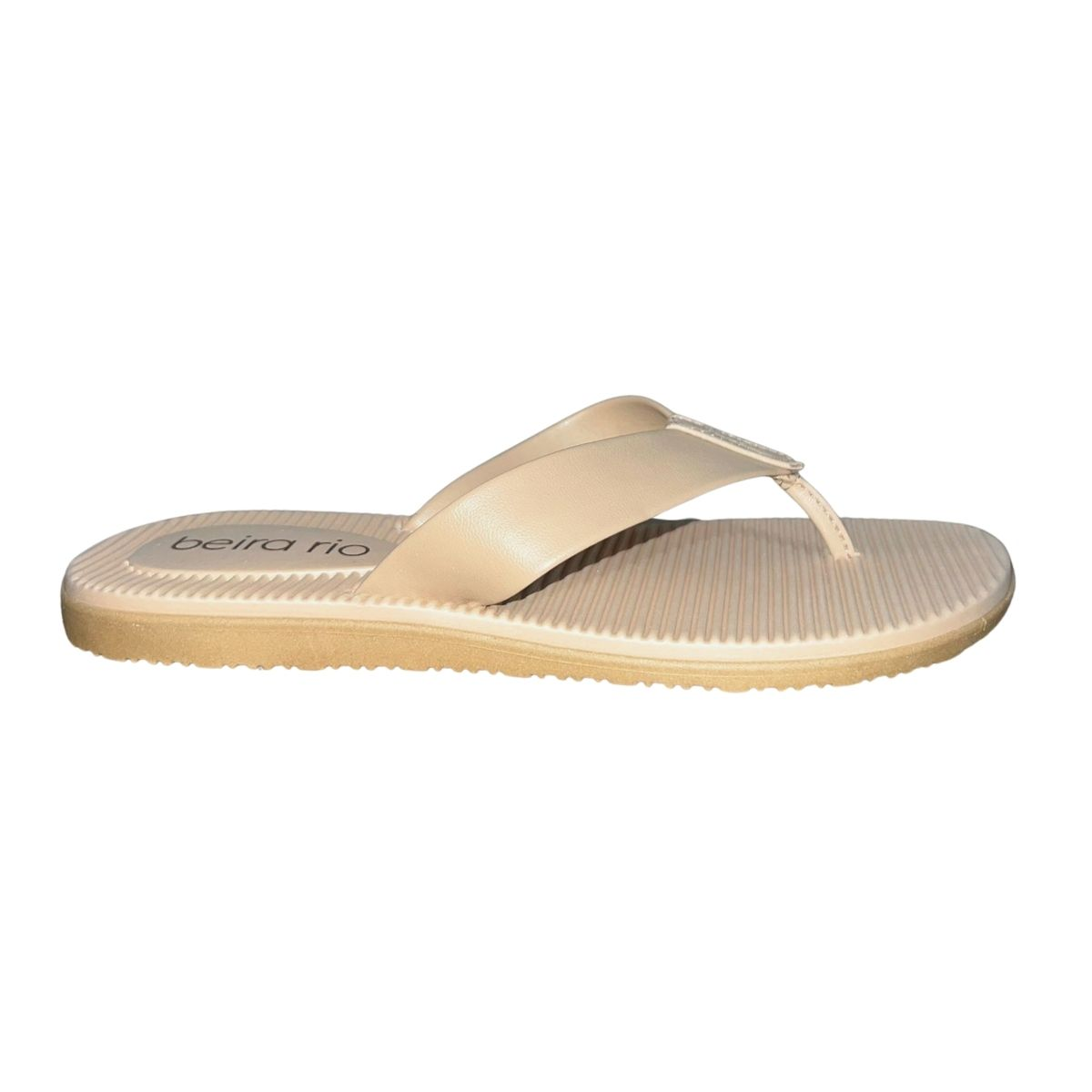 Chinelo de Dedo Casual Feminino Beira Rio 8395.200 Bege