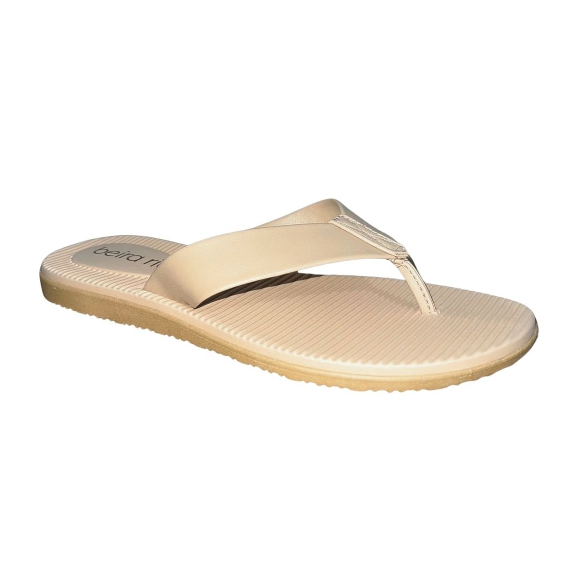 Chinelo de Dedo Casual Feminino Beira Rio 8395.200 Bege Bege 3